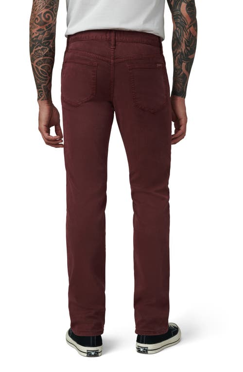 Joe's The Brixton Twill Chinos In Brown