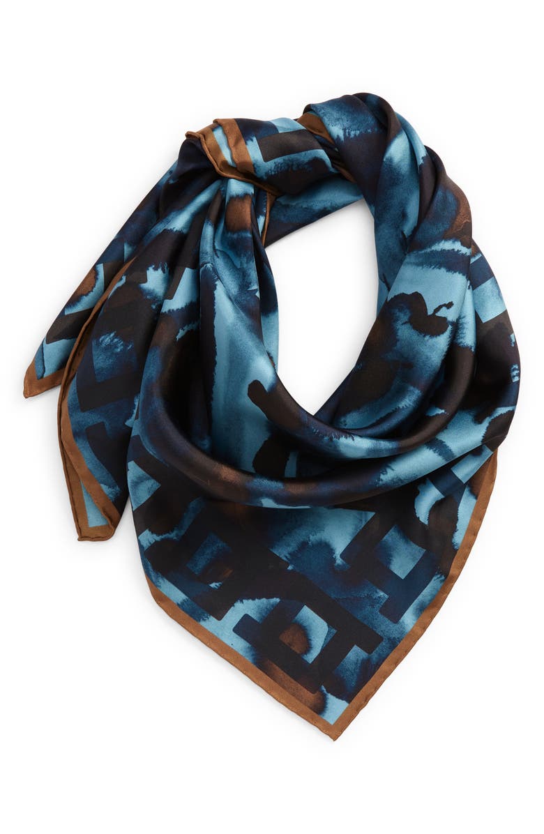 Lafayette 148 New York Nova Print Silk Scarf, Main, color,
