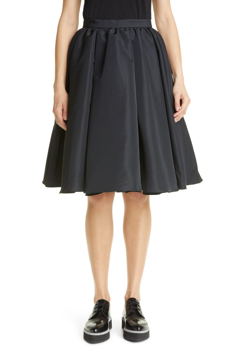 McQueen Alexander McQueen Faille Skirt, Main, color, 