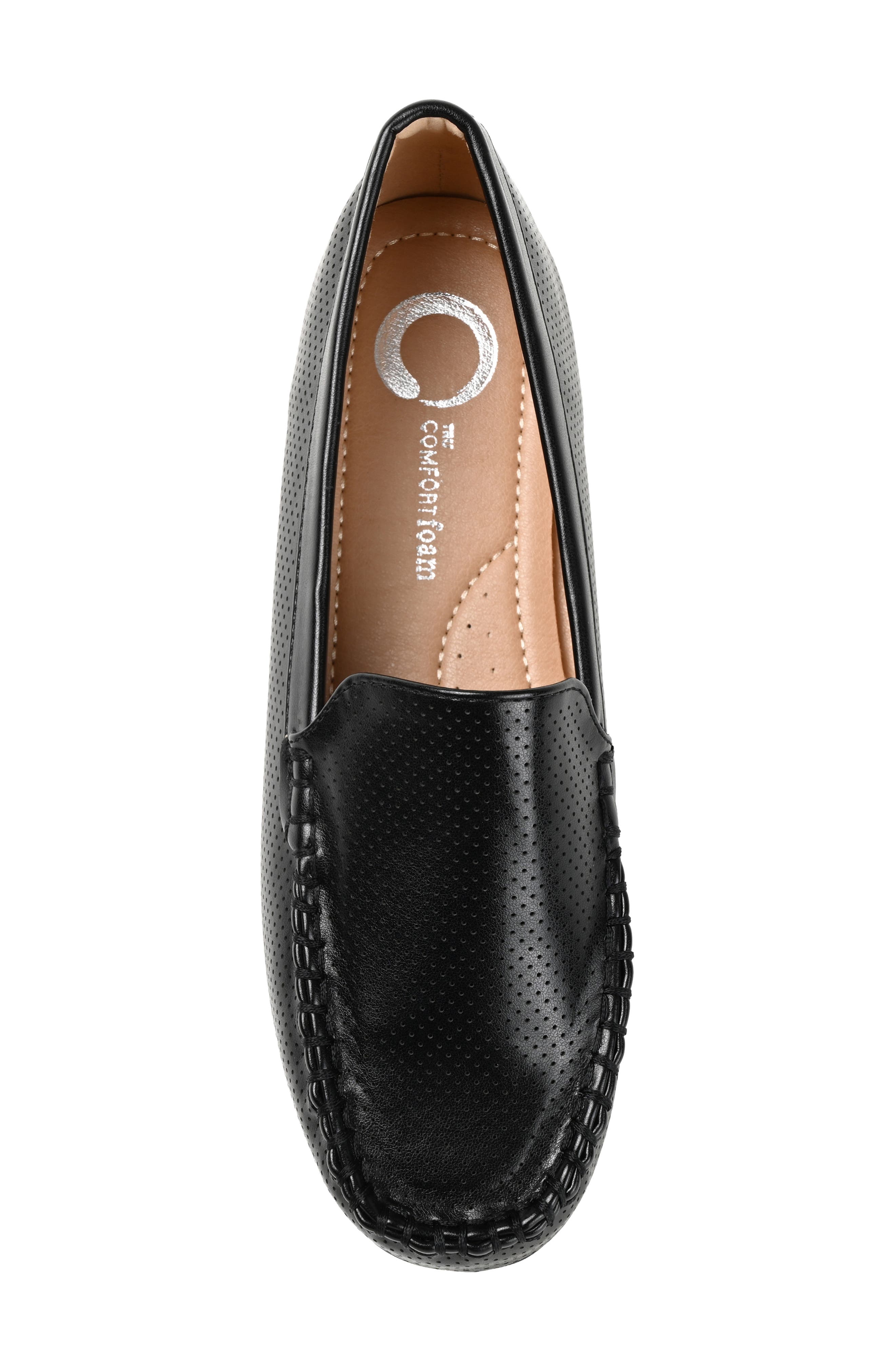 Halsey Loafer - Wide Width, Alternate, color, BLACK PU