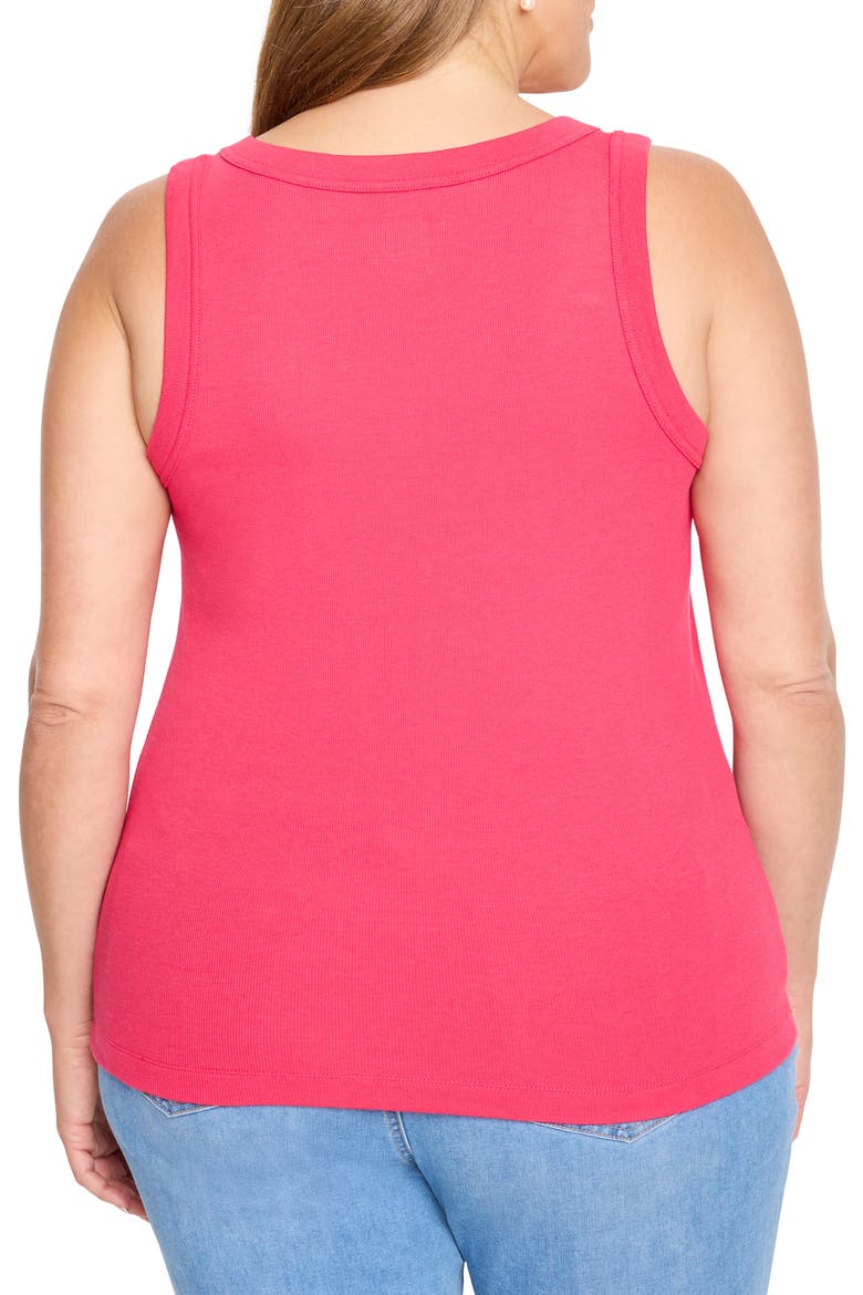 Perfect Knit Rib Scoop Neck Tank, Alternate, color, DAIQUIRI