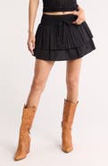 Abound Tiered Mini Skirt