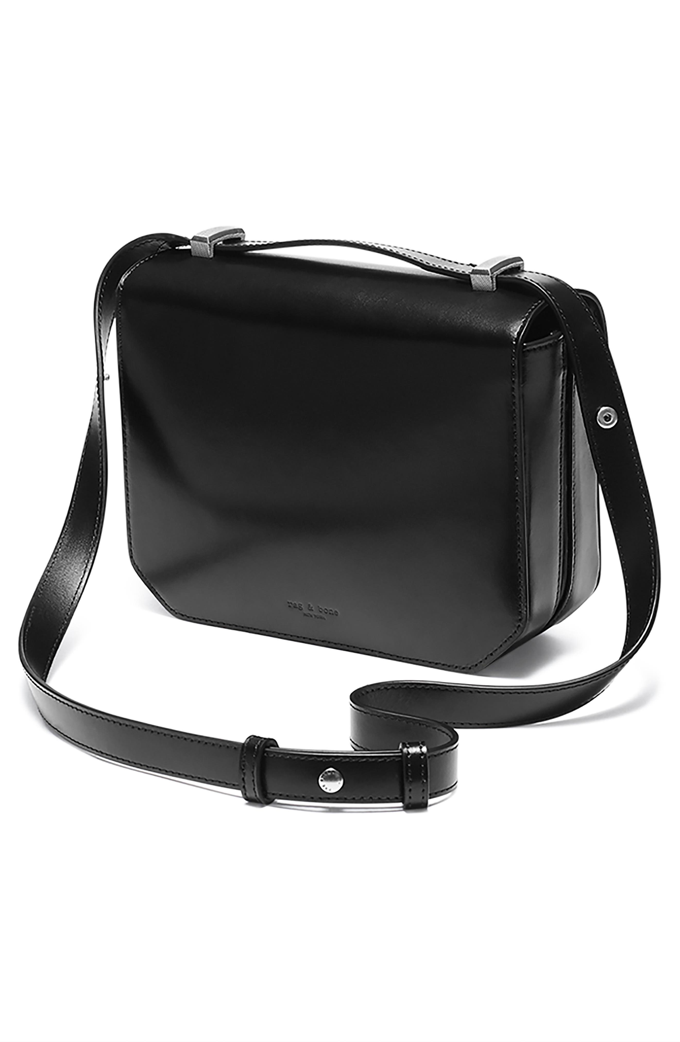 rag & bone Max Leather Crossbody Bag, Alternate, color, 