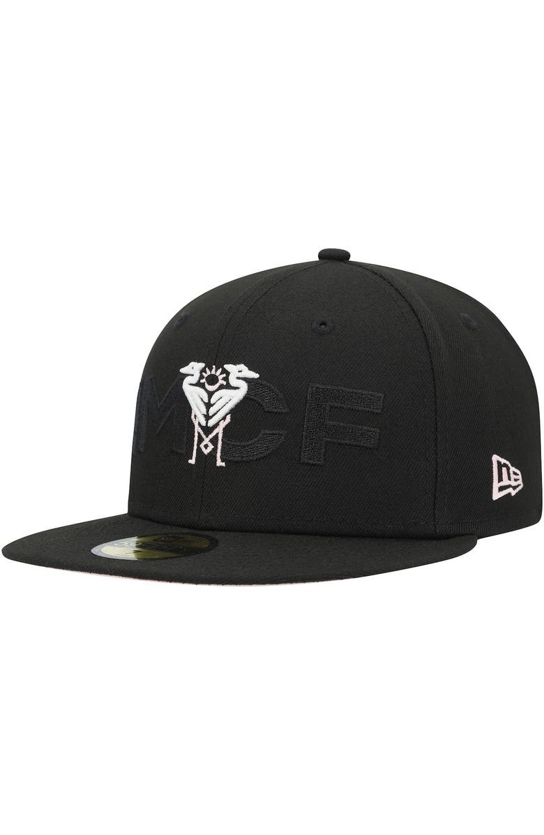 New Era Men's New Era Black Inter Miami CF Kick Off 59FIFTY Fitted Hat, Alternate, color, 