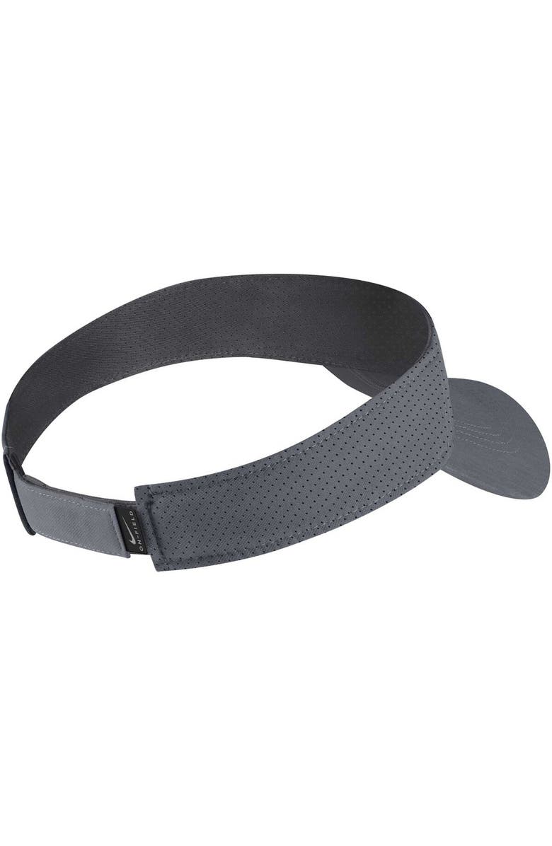 Nike Men's Nike Gray Kentucky Wildcats 2021 Sideline Performance Visor, Alternate, color, 