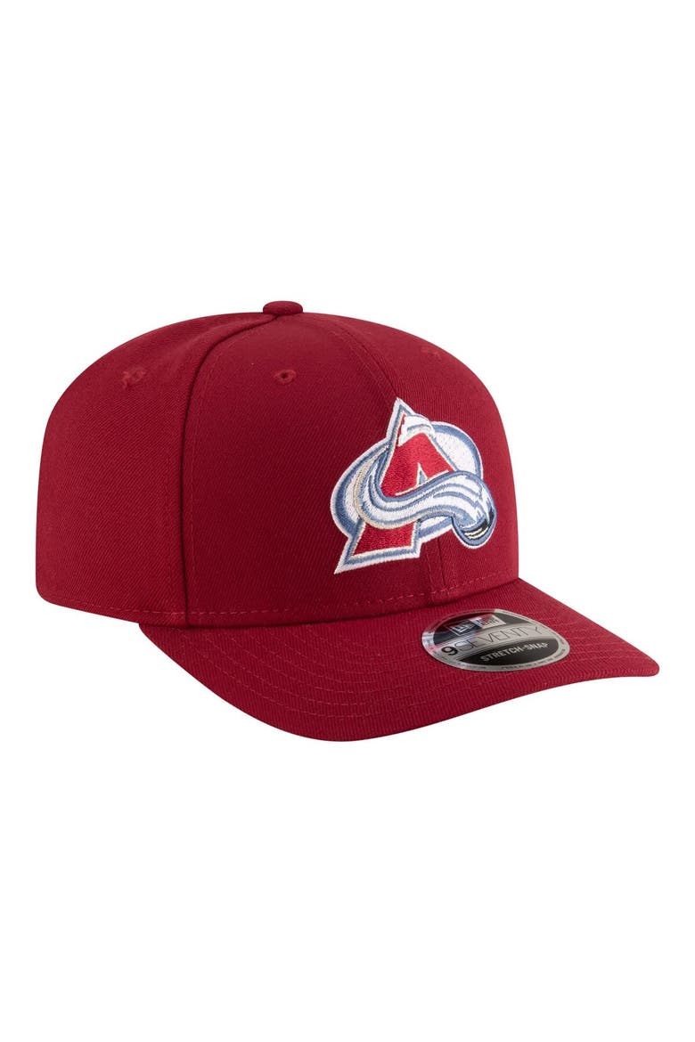 Men's New Era  Burgundy Colorado Avalanche 9SEVENTY Adjustable Hat, Alternate, color, Burgundy