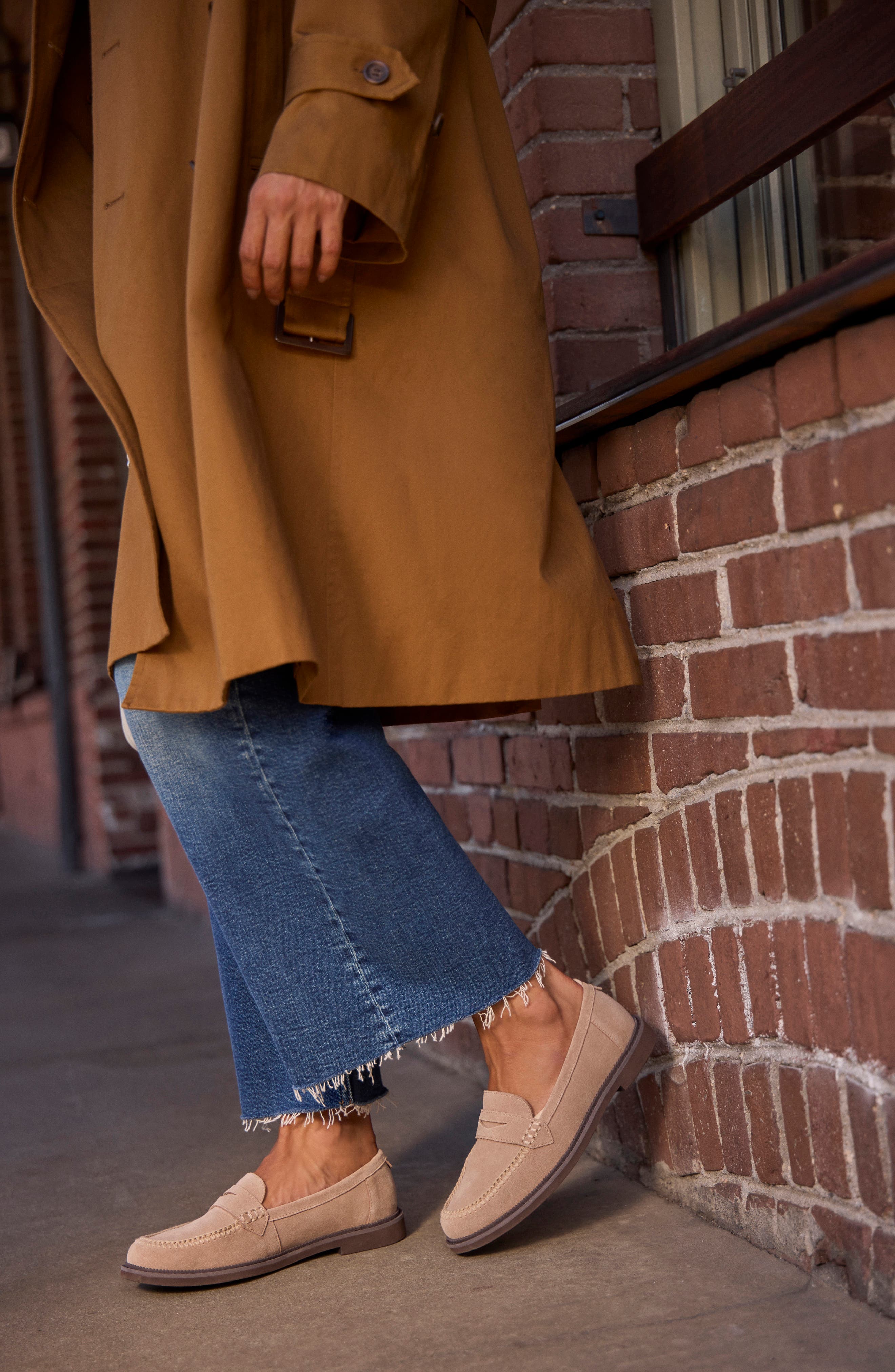 Marie Penny Loafer, Alternate, color, MEDIUM BEIGE