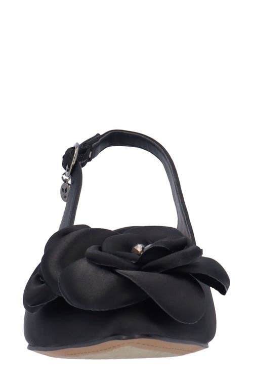 J. Reneé Jozey Pointed Toe Slingback Pump In Black