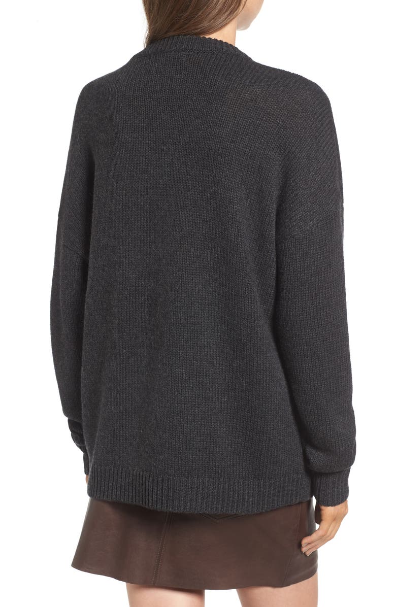 Treasure & Bond x Something Navy Crewneck Sweater, Alternate, color,