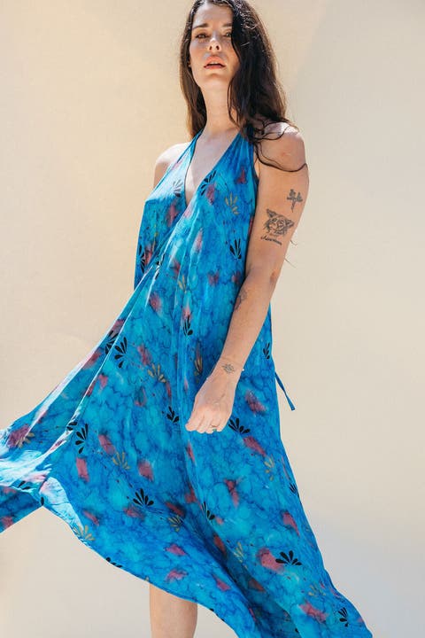 Classic Silk Dress Sage