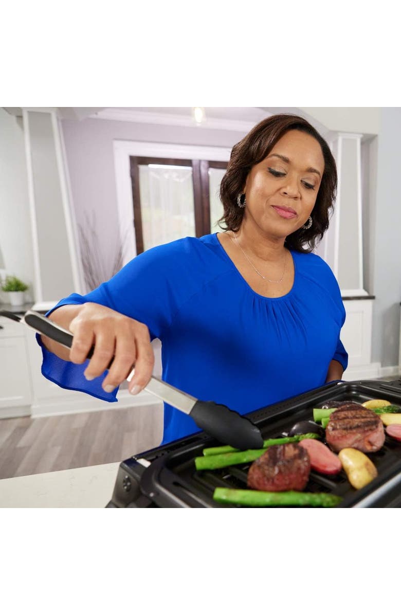 Kitchen Chef Indoor Smokeless Rotisserie Grill, Alternate, color, Black