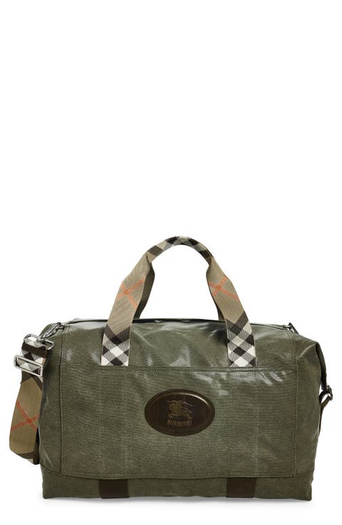 Coated Canvas Duffle Bag