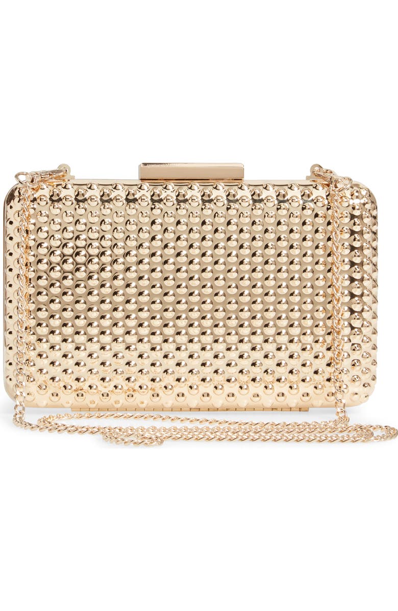 Nordstrom Dot Metal Minaudière, Alternate, color,