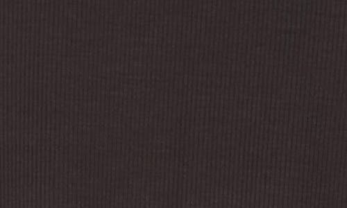 Barefoot Dreams ® Malibu Collection® Ultra Soft Rib Long Sleeve Crop Top In Black