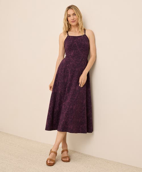 Pact Organic Cotton Fit & Flare Midi Dress