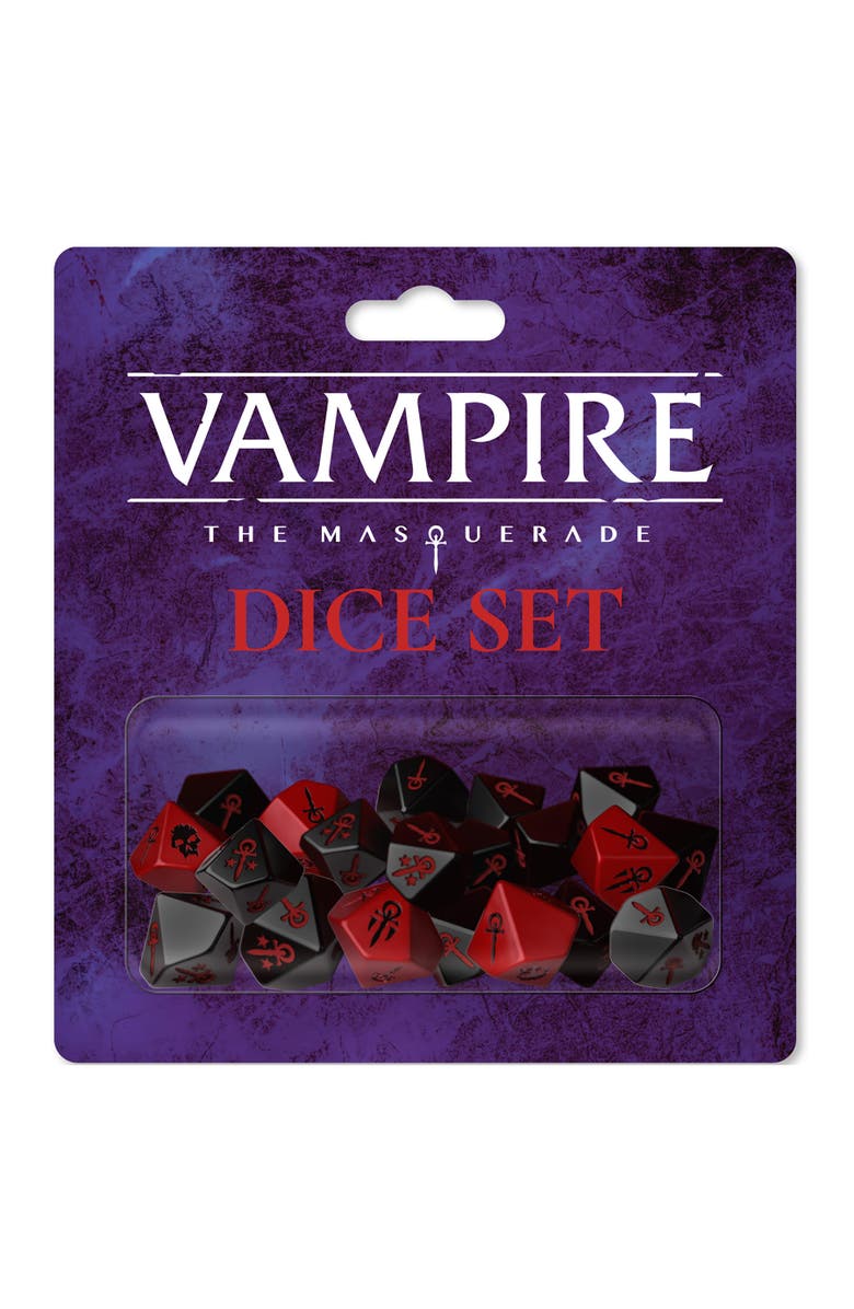 Renegade Games Vampire The Masquerade Dice Set - Roleplaying Game, Main, color, Black