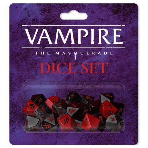 Vampire The Masquerade Dice Set - Roleplaying Game