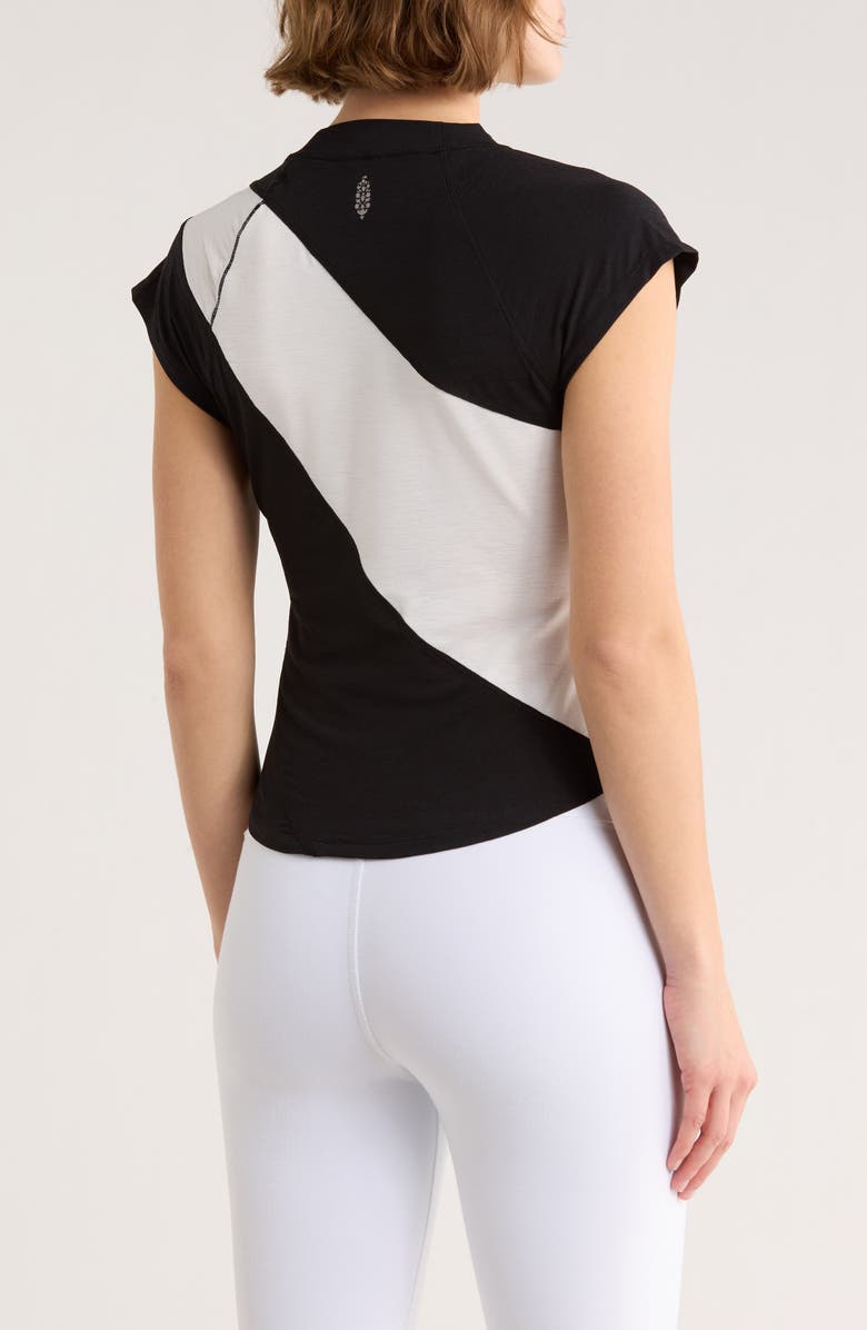 Free People FP Movement Tempo Colorblock Performance T-Shirt, Alternate, color,