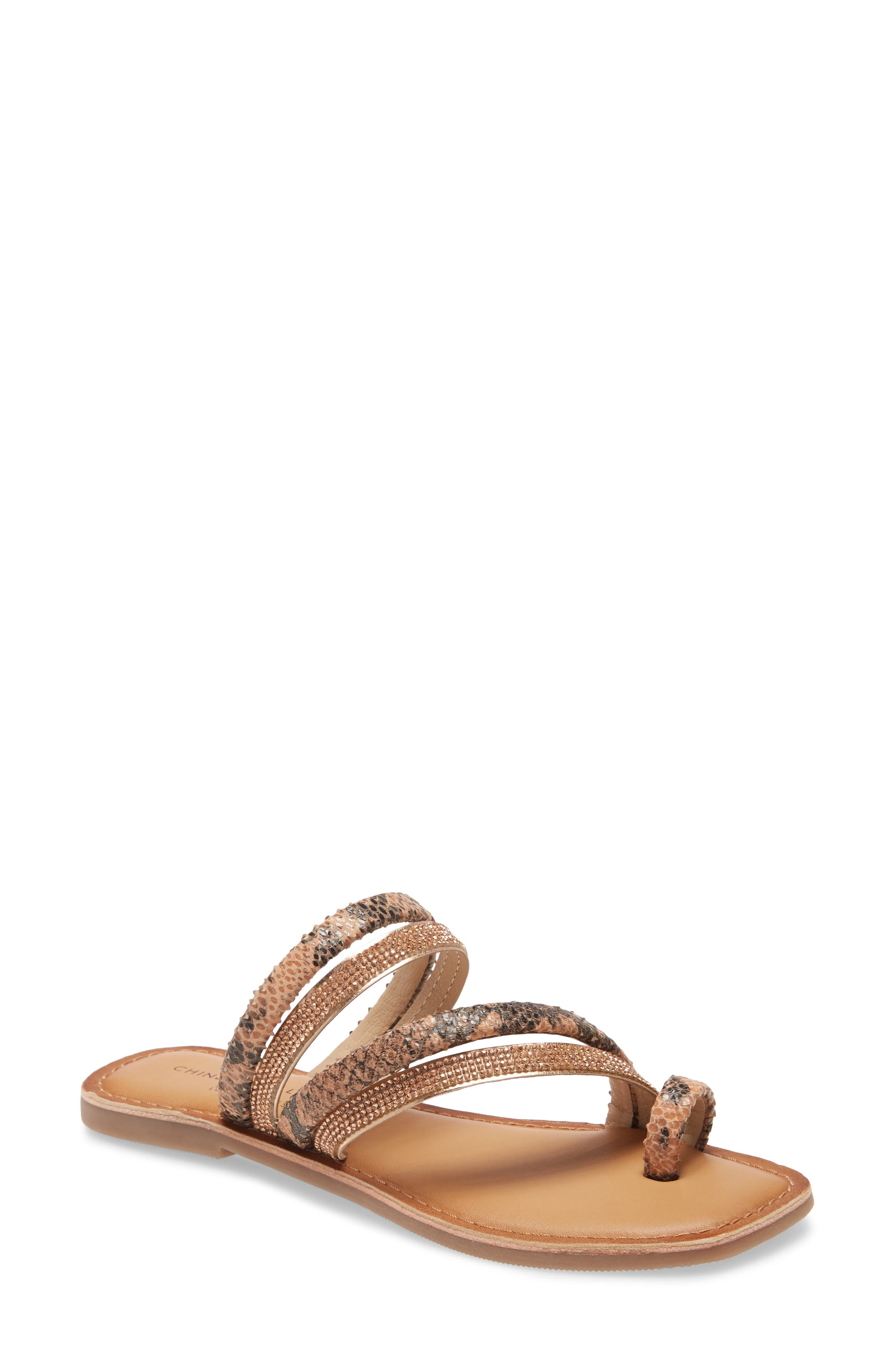 Solar Sandal, Main, color, BLUSH/ ROSE GOLD LEATHER