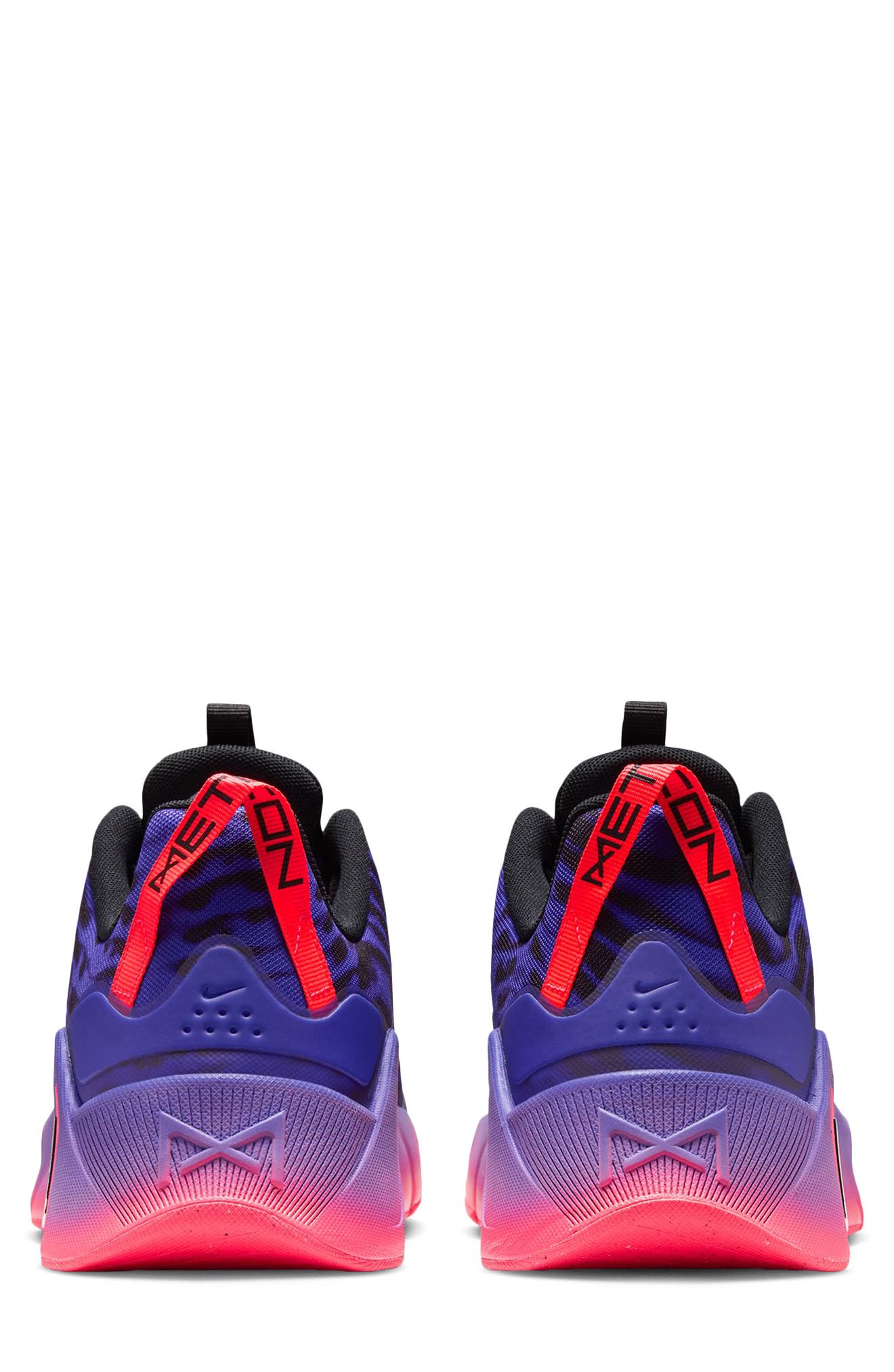 Free Metcon 7 AMP Training Shoe, Alternate, color, BLACK/ HYPER PUNCH/ INDIGO