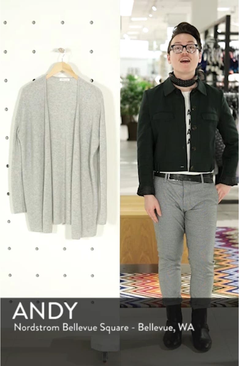 Chevron Cashmere Cardigan, sales video thumbnail