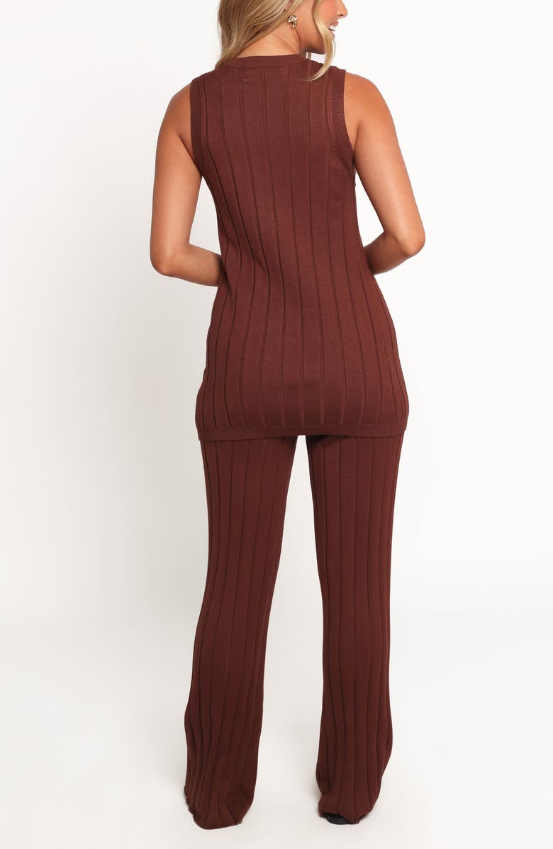 Petal & Pup Bowery Knit Vest & Pants Set, Alternate, color, Chocolate