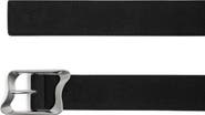 Manière De Voir Eleanor Suede & Leather Statement Buckle Belt