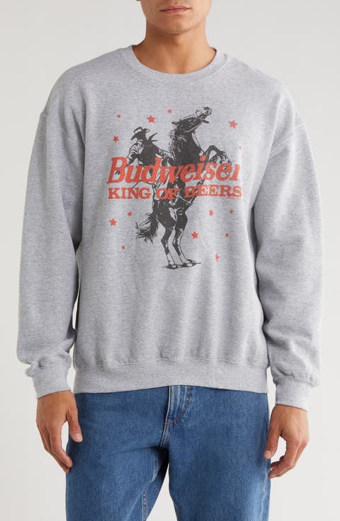 Budweiser Rider Crewneck Sweatshirt