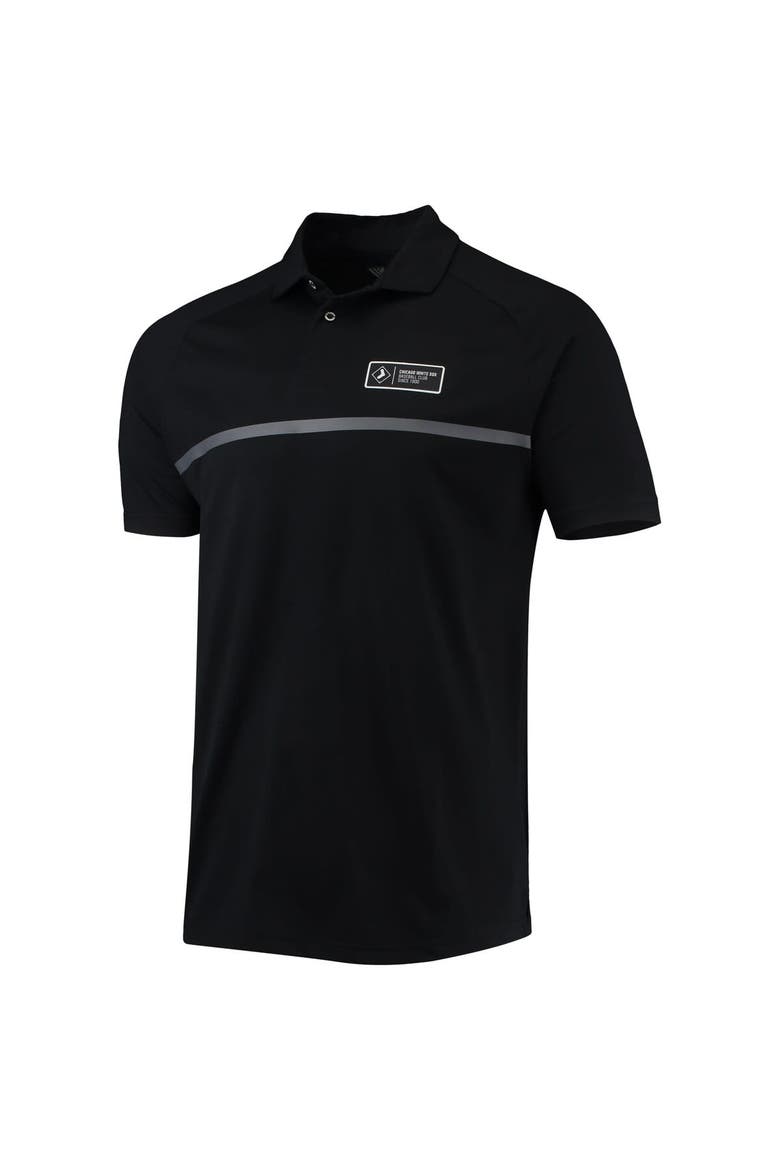 Men's Levelwear Black Chicago White Sox Sector Raglan Polo, Alternate, color, Black