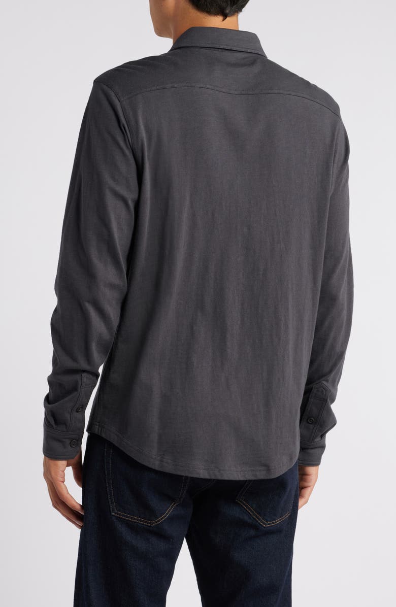 Treasure & Bond Slub Jersey Button-Up Shirt, Alternate, color,