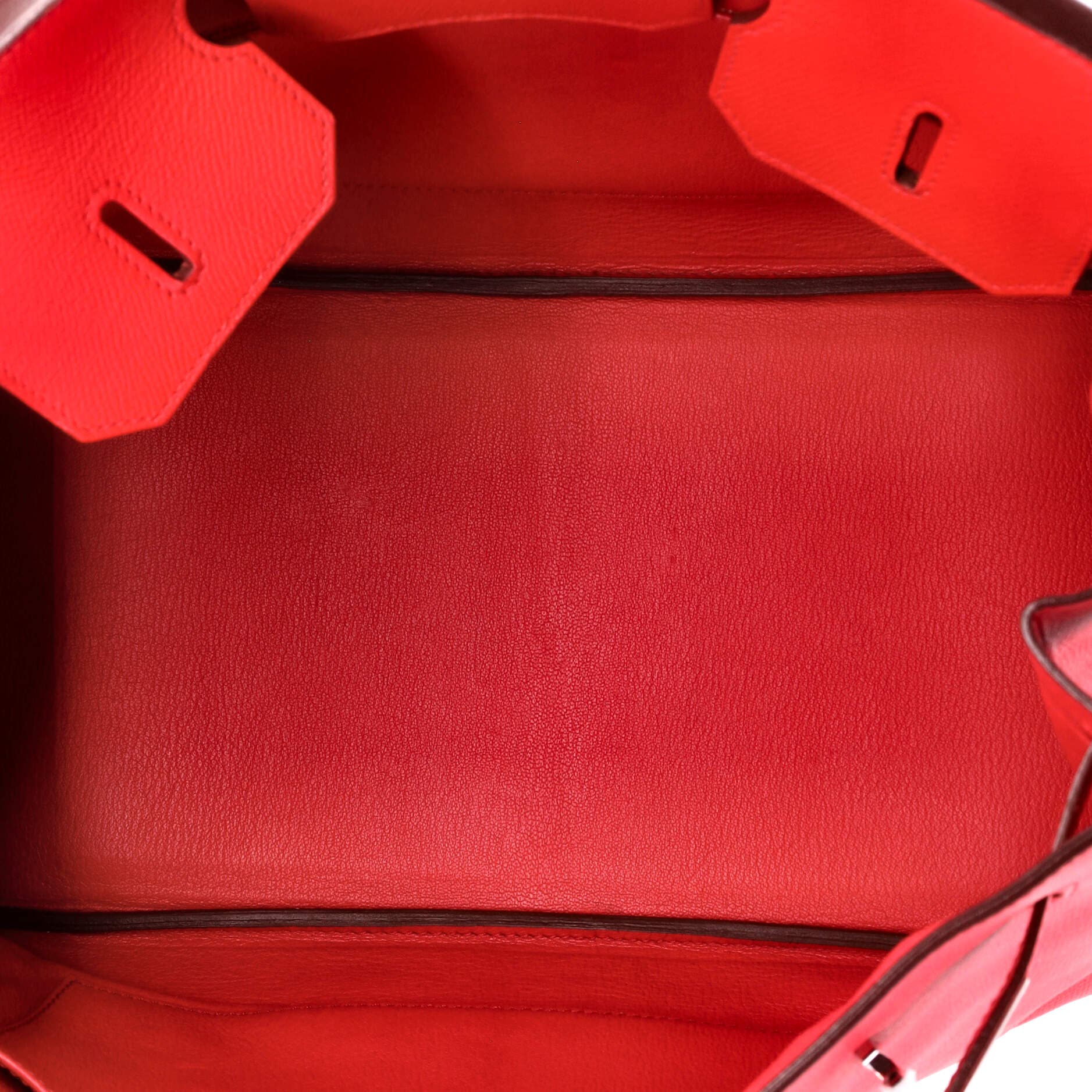 Birkin Handbag Pink Epsom with Palladium Hardware 35, Alternate, color, Red