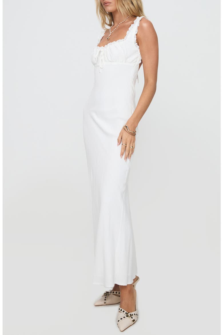 lillette maxi dress white Lillette Sleeveless A-Line Dress in White