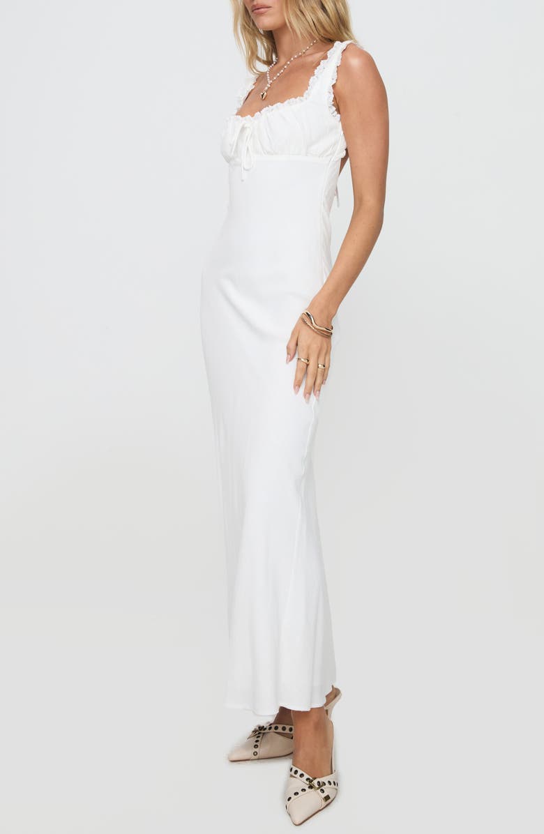 Princess Polly Lillette Sleeveless A-Line Dress, Alternate, color, White