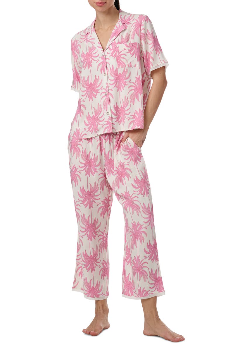 Splendid Notch Collar Pajamas, Alternate, color, Ritz Palm