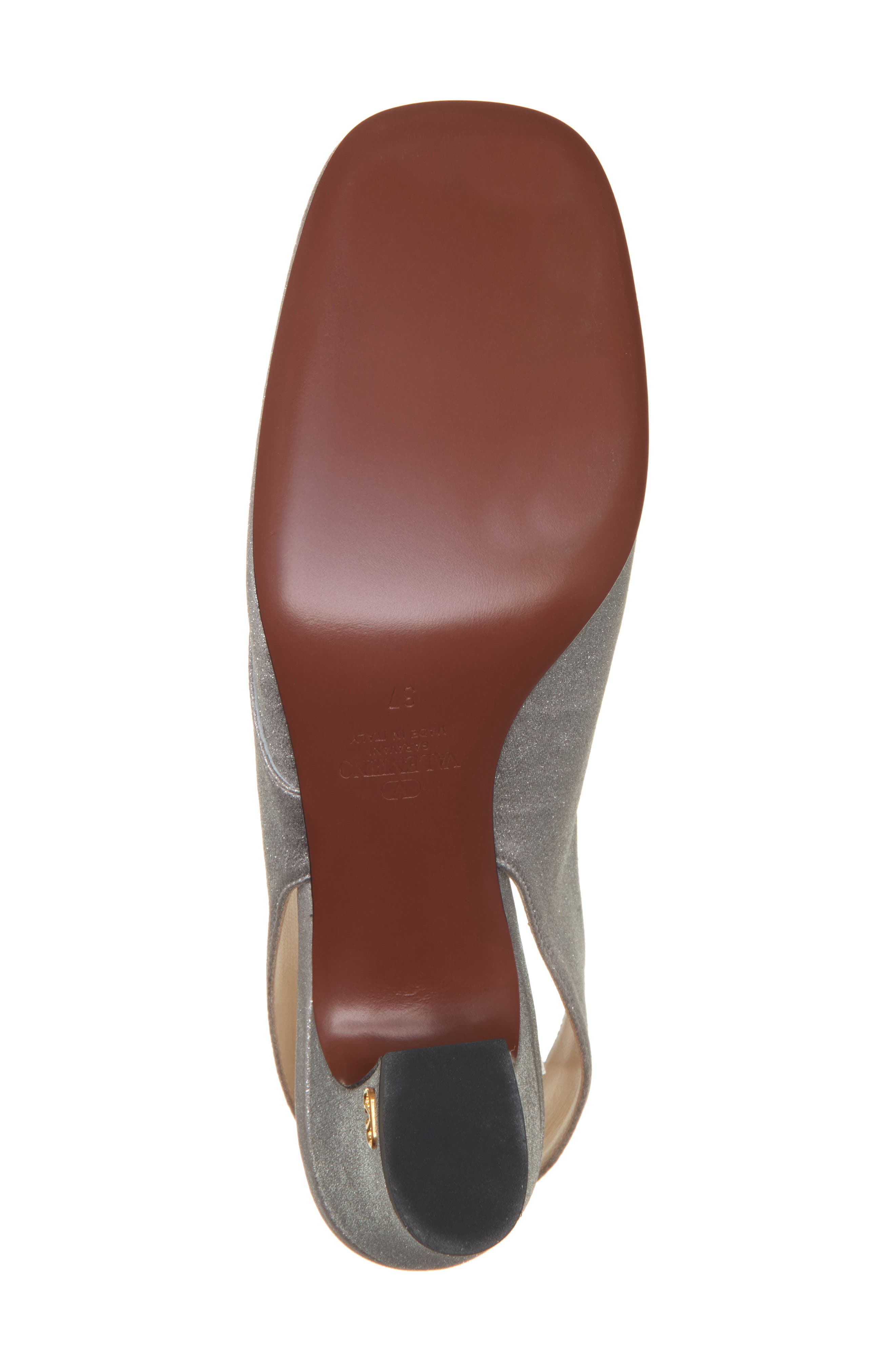 Adamantine Slingback Pump, Alternate, color, SILVER