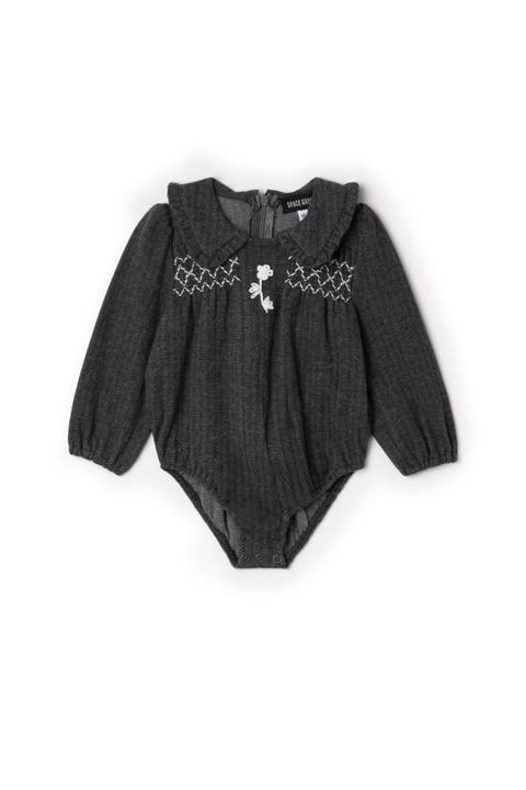 Herringbone Stretch Bubble Dress (Toddler)