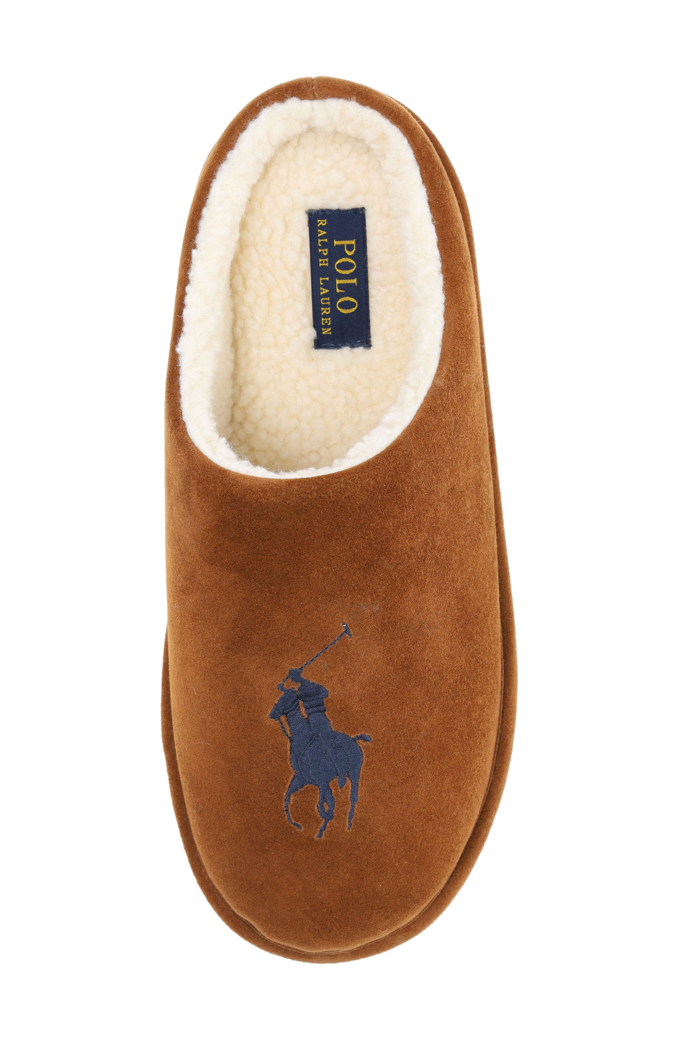 Polo Ralph Lauren Faux Shearling Slipper, Alternate, color, 