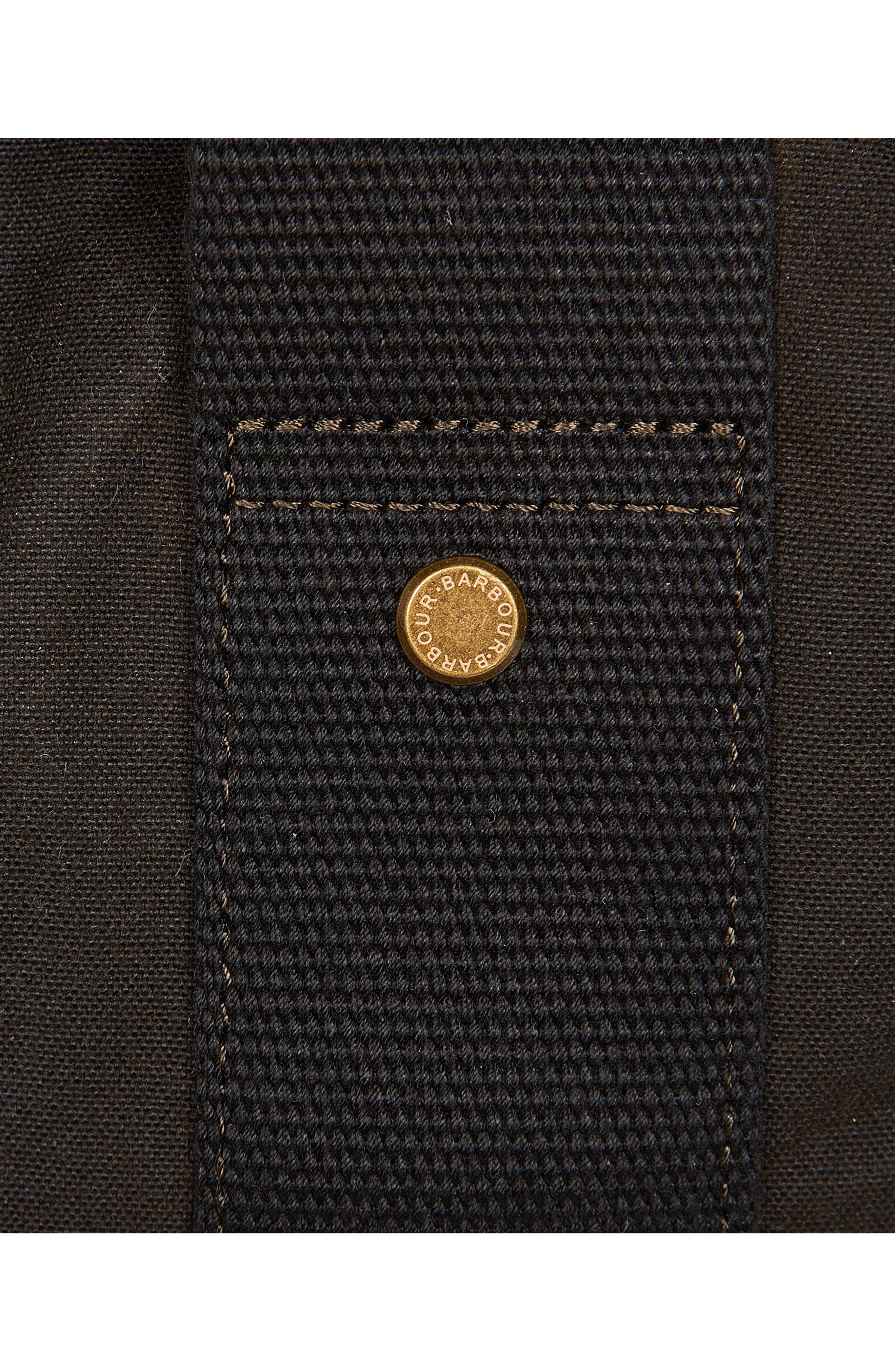 Barbour Essential Wax Cotton Holdall Bag, Alternate, color, 