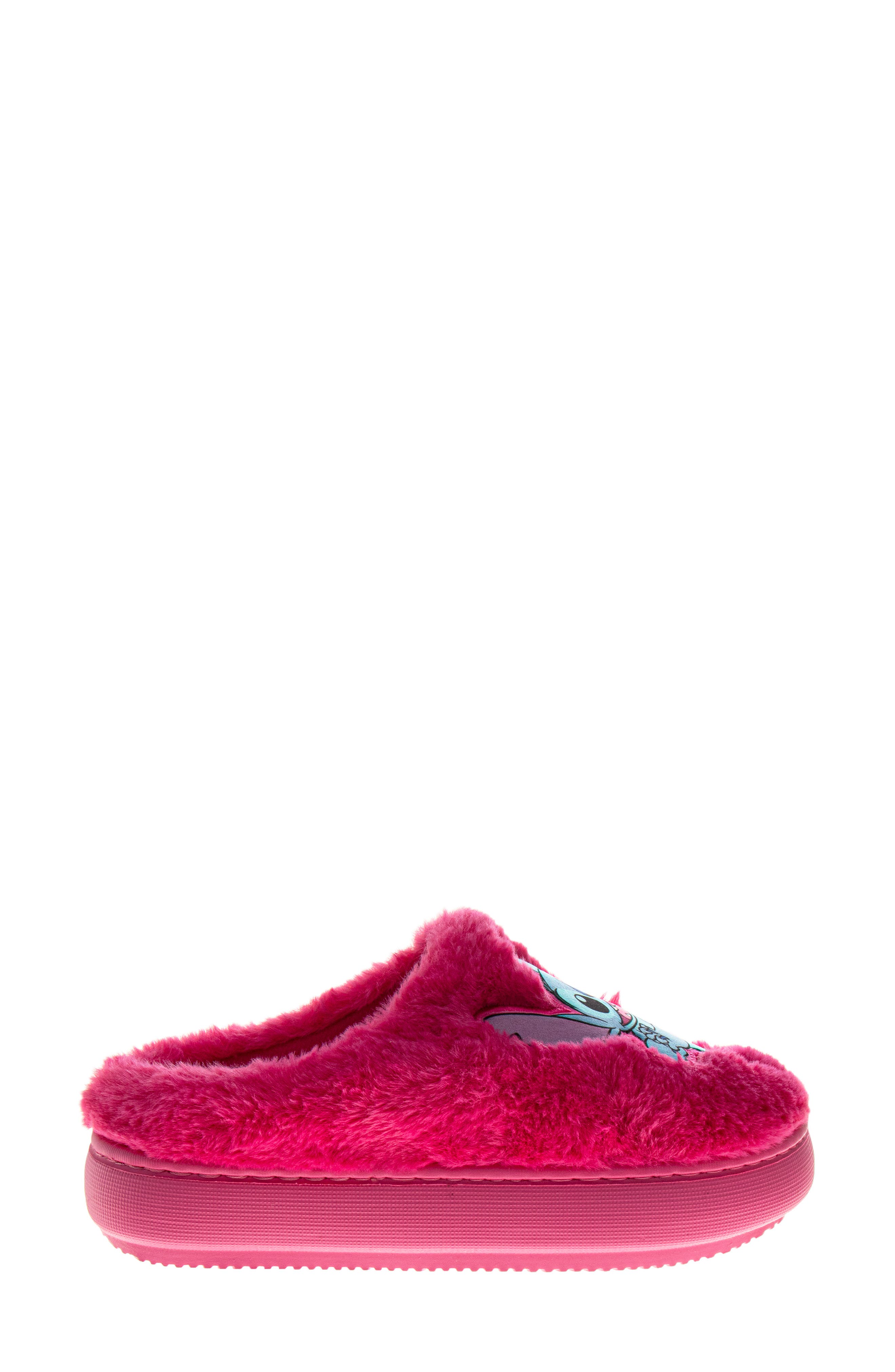 Kids' Disney Stitch & Angel Slipper, Alternate, color, FUCHSIA