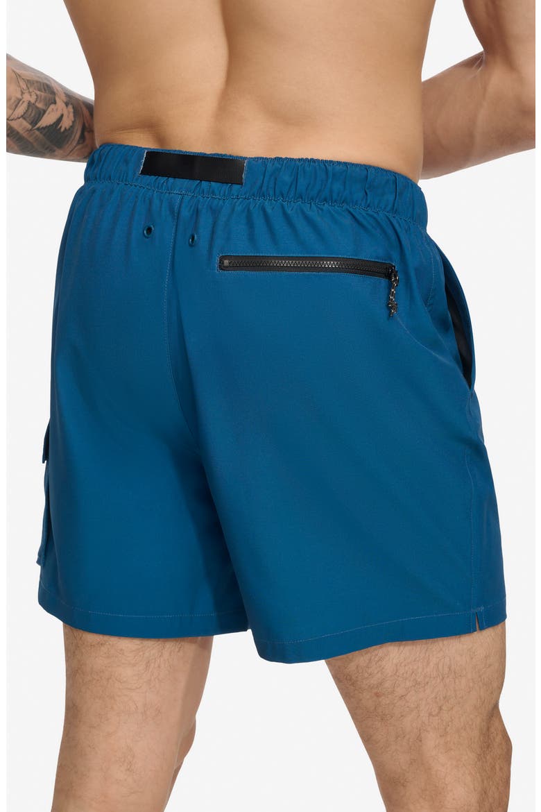 Cargo Volley Stretch Swim Trunks, Alternate, color, POSEIDON
