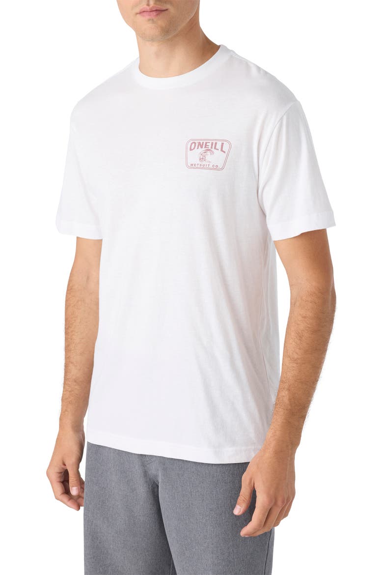 Clean Surf Cotton Graphic T-Shirt, Alternate, color, WHITE