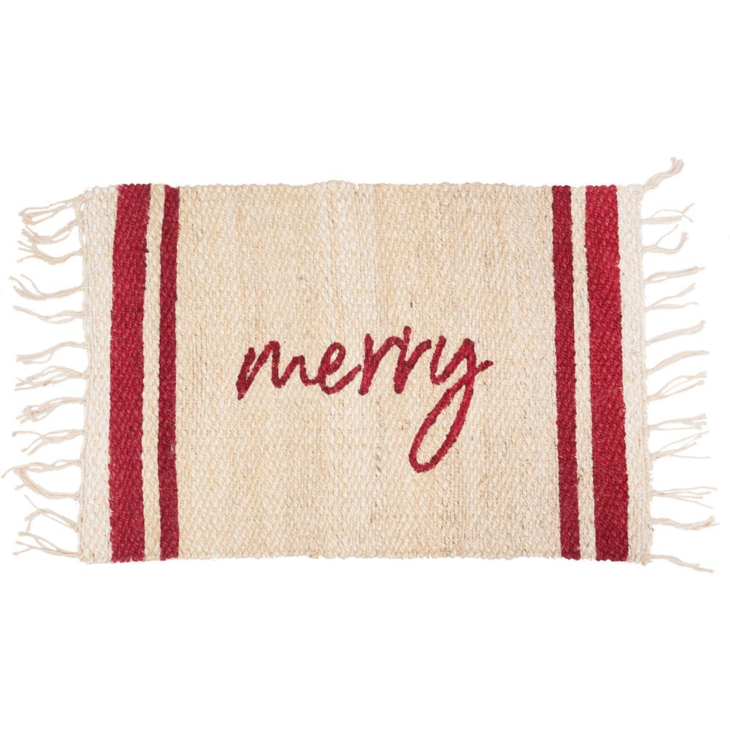 Carol & Frank Merry Jute Rug In Neutral