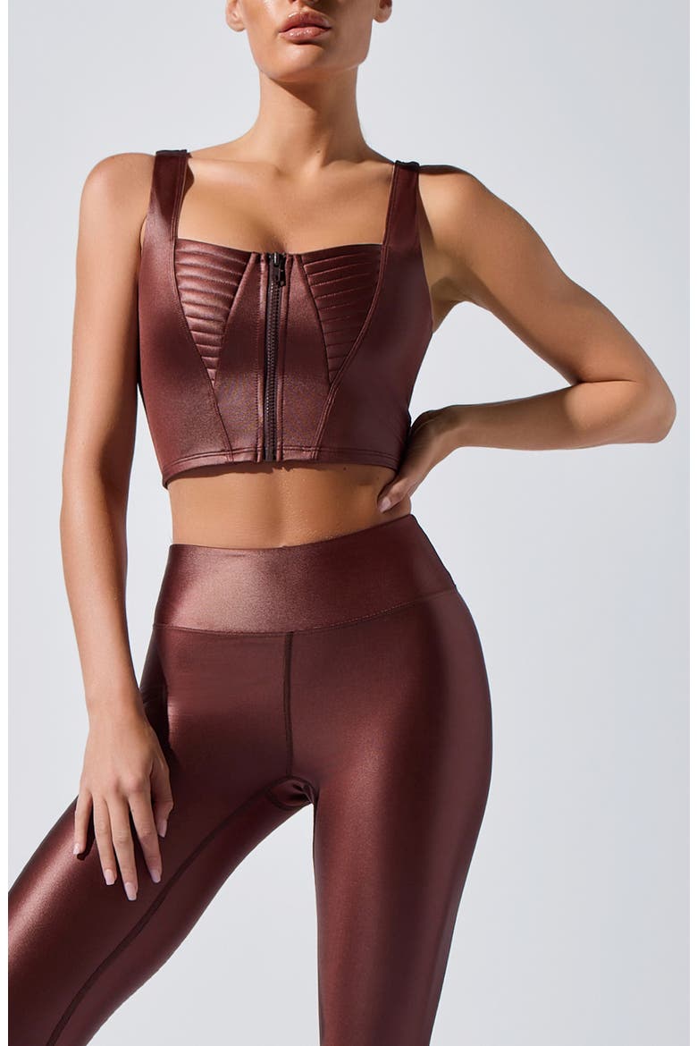 Celine Crop Camisole, Main, color, HENNA