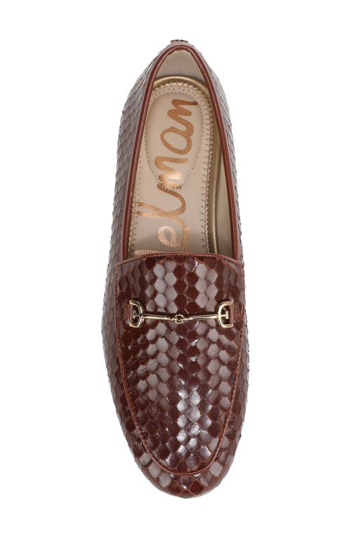 Sam Edelman Loraine 7 Lizard Embossed Loafer In Brown