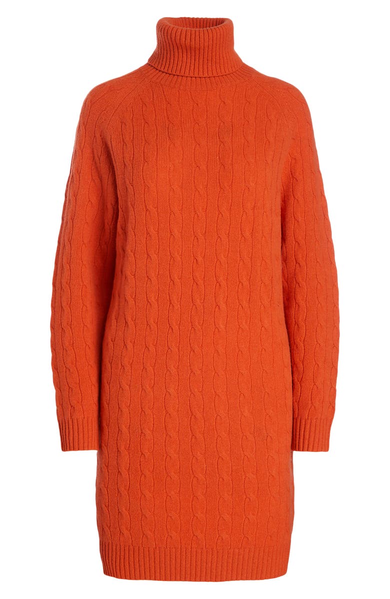 Polo Ralph Lauren Wool & Cashmere Cable Knit Sweater Dress, Alternate, color,