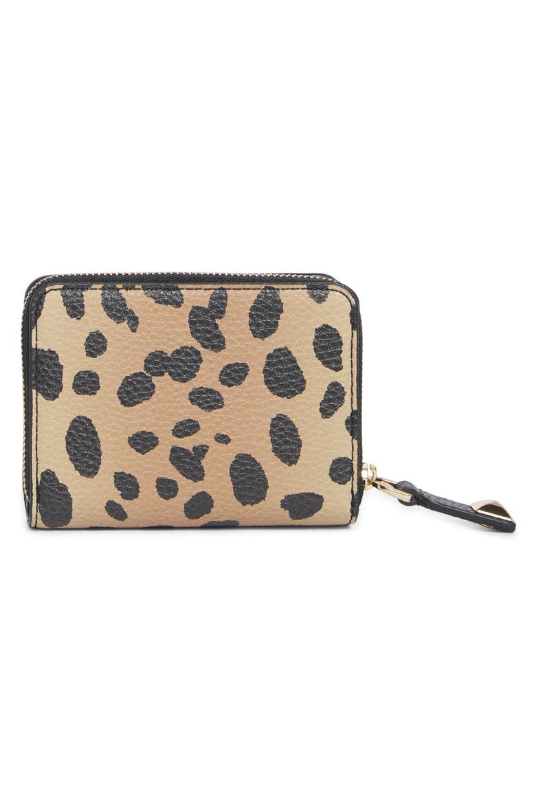 Cheetah Spot Mini SLG Compact Wallet, Alternate, color, BLACK MULTI