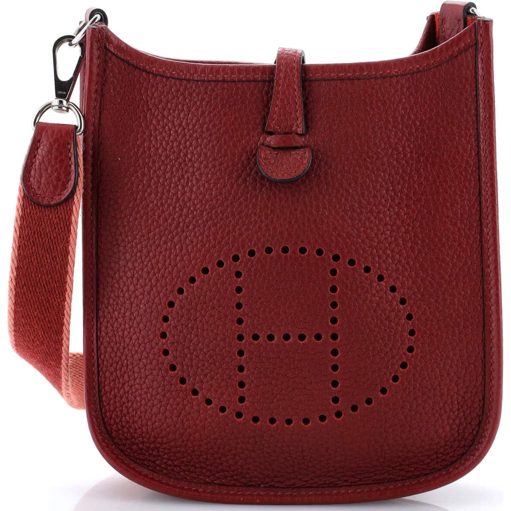 Pre-owned Hermes Hermes Evelyne Bag Gen Iii Clemence Tpm In Brown