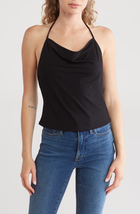 Cowl Neck Halter Top