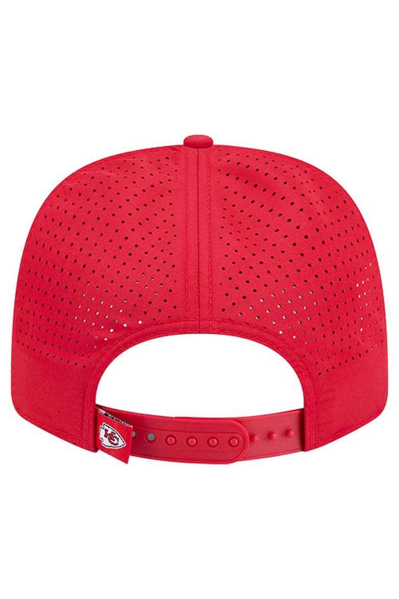 Men's New Era Red Kansas City Chiefs Script 9SEVENTY Adjustable Hat, Alternate, color, Red