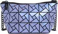 PATRIZIA LUCA Box Pattern Faux Leather Clutch